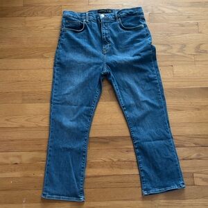 Veronica Beard Carly Kick Flare High Rise Ankle Sierra 32/14